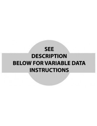 Bar and Ball shaped Label VD