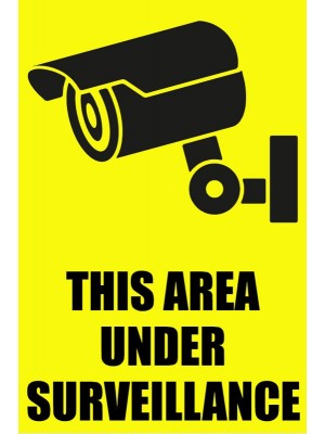 Area Under Surveillance Sign