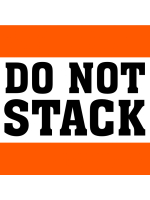Do Not Stack Shipping Crate Sticker