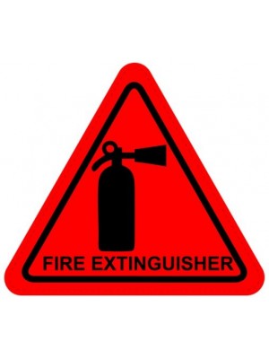 Fire Extinguisher Sign Sticker