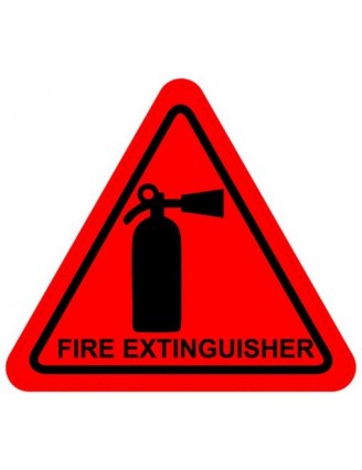 Fire Extinguisher Sign Sticker