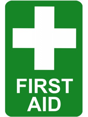 First Aid Green rectangular Sign