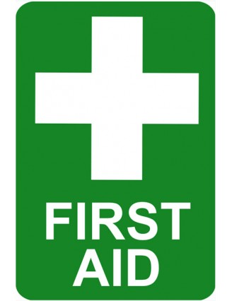 First Aid Green rectangular Sign