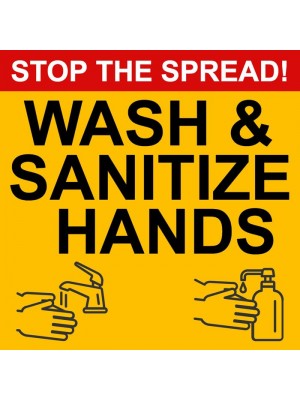 Stop the Spread warning Sign