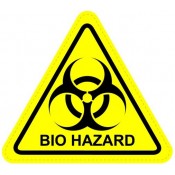 Biohazard Warning Sign Sticker
