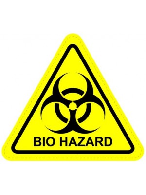 Biohazard Warning Sign Sticker