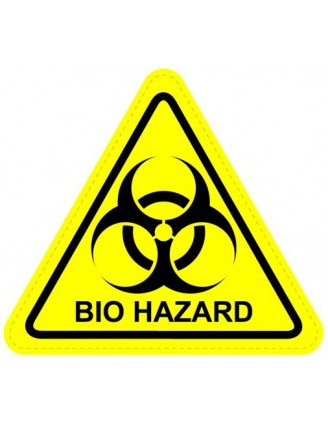 Biohazard Warning Sign Sticker