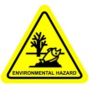 Enviromental Hazard Sign Sticker
