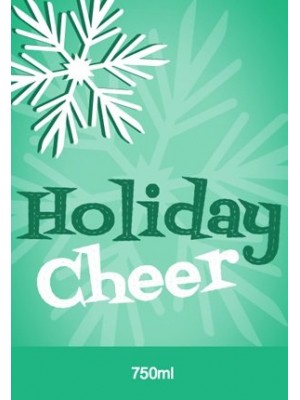 Holiday Cheer Wine Label