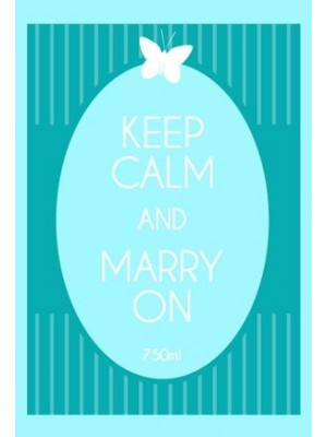 Keep Calm Wine Label