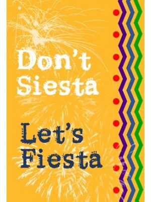 Lets Fiesta Wine Label