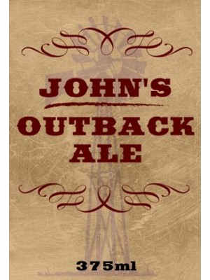 Outback Ale Beer Label
