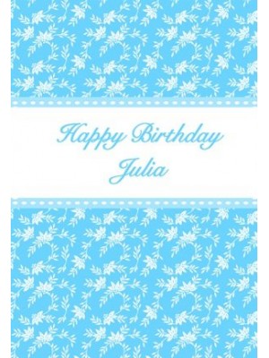 Elegant Birthday Wine Label