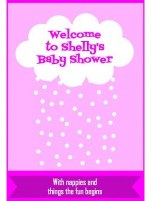 Baby Shower Wine Label