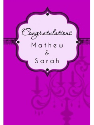 Lace and Candles Wine Label