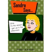 Retro Girl Wine Label