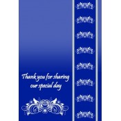 Royal Blue Classic Wine Label
