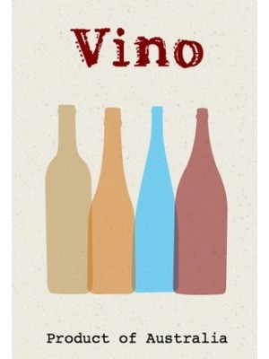 Vino Bottles Wine Label