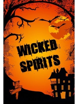 Halloween Wicked Wine Label